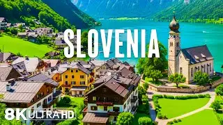 Slovenia 8K – Sunlit Lakes, Alpine Meadows & The Celestial Beauty of the Julian Alps