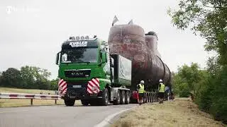 U17 U-Boot - Schwertransport des Jahres mit SCHEUERLE InterCombi