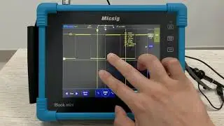 Micsig tablet oscilloscope cursor function