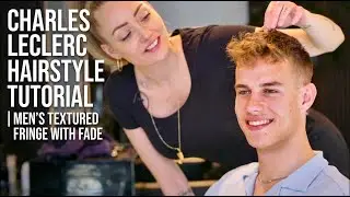 Men short hair💈Textures fringe 💇‍♂️ Inspired by Charles Leclerc 🏎️🏁