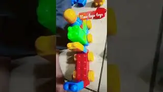 LITTLE BUILDING BLOCKS TOY TRAIN #SHORTS