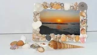 How to decorate a photo frame with beach shells | Mundo@Party