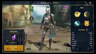 [*/\*] RAID: Shadow Legends - Unlocking ROWAN (EPIC VOID Champion)