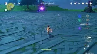 Genshin Impact - Bug purple cube boss
