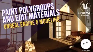 Paint Polygroups - Unreal Engine Modeling - UE5 Tutorial
