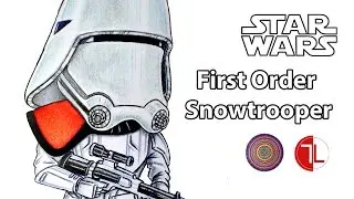 Star Wars: The Force Awakens - First Order Snowtrooper Caricature - Speed Drawing