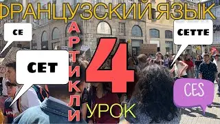 УРОК 4 / УКАЗАТЕЛЬНЫЕ ПРИЛАГАТЕЛЬНЫЕ CE,CET, CETTE, CES / французский по полочкам