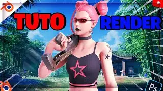 TUTO Render 3D Fortnite avec Blender | Comment faire des renders Fortnite sur Blender | 2023