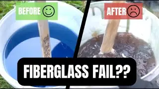 FIBERGLASS FAIL?? - Oops! - Tiny Wee Boat RENOVATIONS continue! Day 4