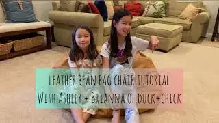 Leather Bean Bag Chair Tutorial