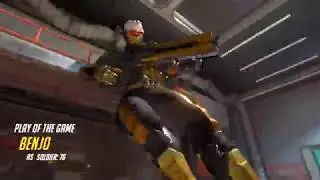 Soldier 76 Quadruple kill - Overwatch 4k