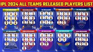 IPL 2024 : All teams released players before IPL 2024 Auction | IPL 2024 Release and Retain Players