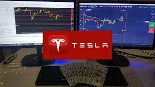 Trading Tesla aksiyasi 1 kunda 90$ foyda ! Birjada pul ishlash