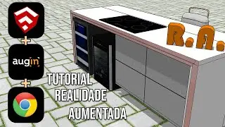Web Augmented Reality - 3D Countertop with texture in browser (Sketchup for Augin AR WEB)