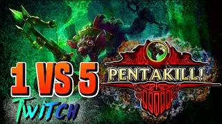 LoL Twitch Montage S6 - 1 vs 5 Pentakill