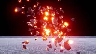 RBD Fracture Houdini to Unreal engine.