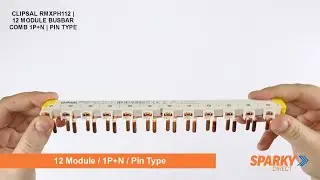 CLIPSAL RMXPH112 | 12 MODULE BUSBAR COMB 1P+N | PIN TYPE