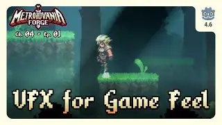 Godot 4 Visual Effects System (Dust + Screen Shake)