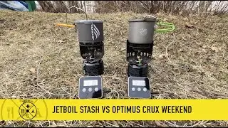 Jetboil Stash 1320 Watt vs Optimus Crux Weekend HE Cook System 3000 Watt