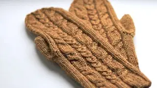Связать Варежки Спицами для Начинающих - модели 2019 / Assign Mittens Knitting needles for Beginners