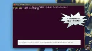 Transferir archivos de forma remota desde linux a una RaspberryPi