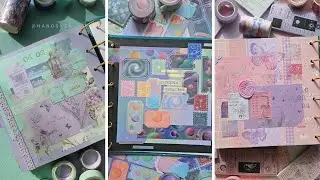 ASMR Aesthetic Scrapbooking Compilation #9 | Nanosken