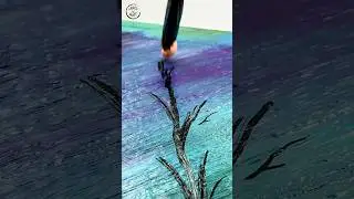 ABSTRACT PAINTING IDEA | Full video ⬆️