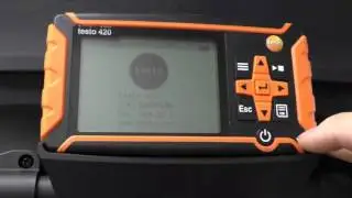 Setting up the Testo 420 Air Balancing Flow Hood System