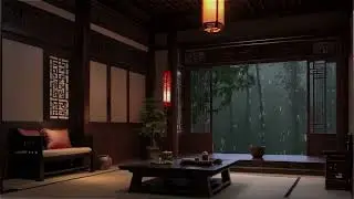 Rain Sounds for Deep Relaxation | Heavy Rainfall and Thunderstorm at the Forest