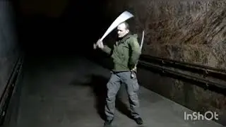 Хрестоматия движения.Шашка.Фланкировка двумя клинками.