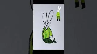 Draw Mermaid Grandma | Simon Super Rabbit 640 #drawing