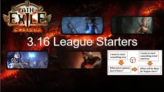[POE 3.16] League Starters and 