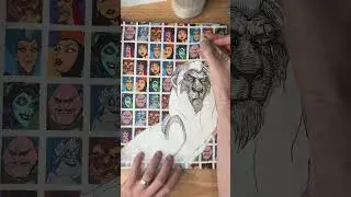 “Draw Scar from The Lion King”