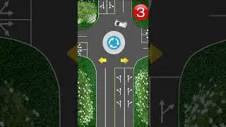 How to use turn signals on a roundabout? 