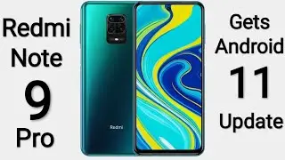 Redmi Note 9 Pro Android 11 Update Starts Rolling Out in India