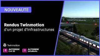 Rendu réaliste de projet d'infrastructures de voirie, pont et rail (4K)