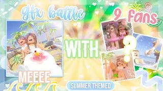 GFX Battle with my FANS! *Summer Themed