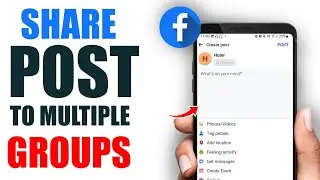 How To Share Facebook Post To Multiple Groups! Full Guide