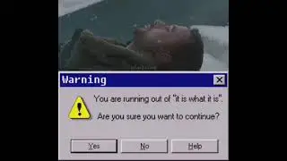 You Are Running Out of 