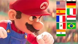 Mario movie "Let's-a Go!" in 9 Different Languages