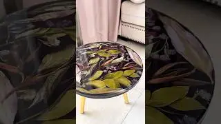 The full video of the creation of this table is already on the channel🌺 #resinart #epoxytable #epox