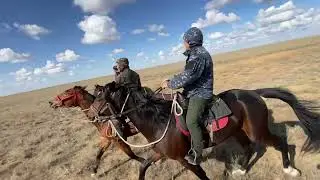 Конный поход, день шестой. п. Эрдниевский - п.Молодежный 30 км