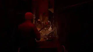 SILENT HILL 2 remake pyramid head in ruined area escape