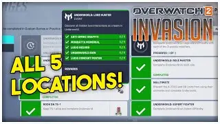 Lore Hunter Challenge Tutorial (All 5 Locations) | Overwatch 2: Invasion