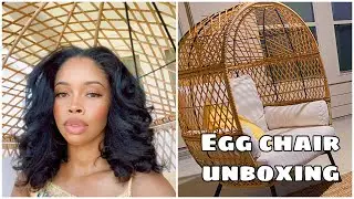 EGG Chair Unboxing | Patio Decor |