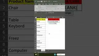 Count the class easily in Excel | #exceltips #exxelhacks #excektipsandtricks #msexceltips #shorts