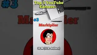 Top 5 YouTube Earners | 🔥Million Dollars🔥| 