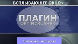 Всплывающее окно внизу сайта.  Плагин optincrusher.