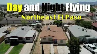 DJI Mini 3 Pro at Day and Night Flight Over Northeast El Paso Texas