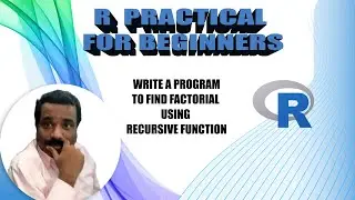 HOW TO FIND FACTORIAL USING RECURSIVE FUNCTION IN R LANG